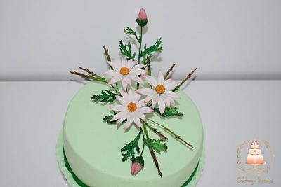 Cake with daisies - Cake by Benny's cakes