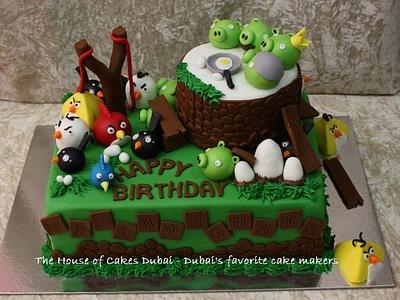 Angry Birds Cake - Cake by The House of Cakes Dubai