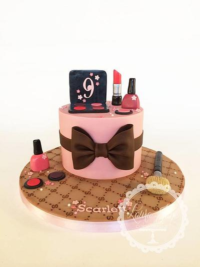 Gucci Make-up Cake - Cake by Laura Davis