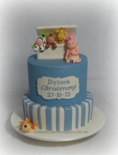 Toybox Christening Cake - Cake by Custom Cake Designs