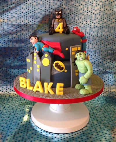 Superhero Cake - Cake by Cis4Cake