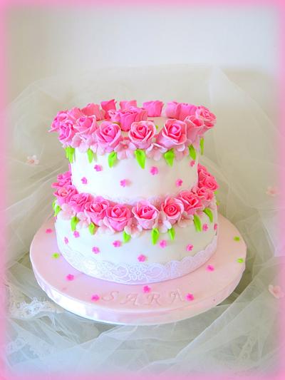 Roses cake - Cake by Sugar&Spice by NA