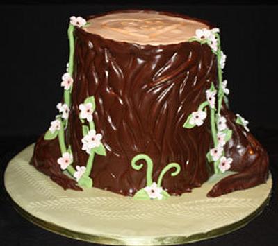Tree Stump Wedding Cake - Cake by Ciccio 