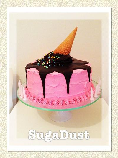 Melting ice-cream cake - Cake by Mary @ SugaDust