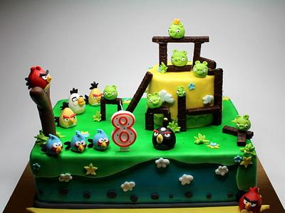 Angry Birds Birthday Cake - Cake by Beatrice Maria