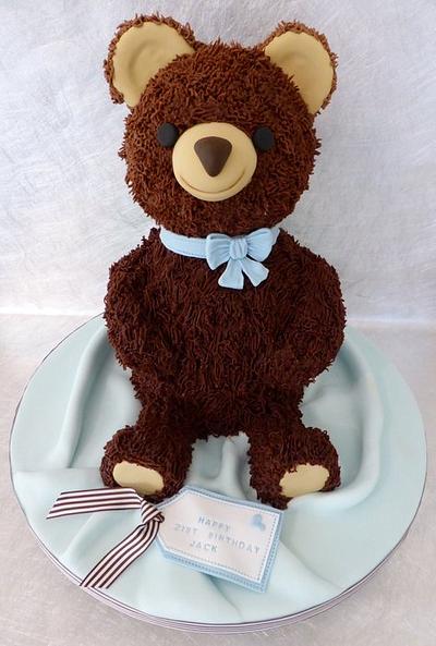 3D Teddy Bear cake - Cake by Deborah