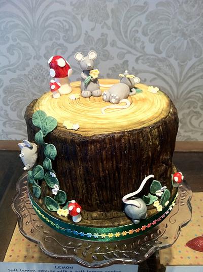 Woodland Mice - Cake by Nina Stokes