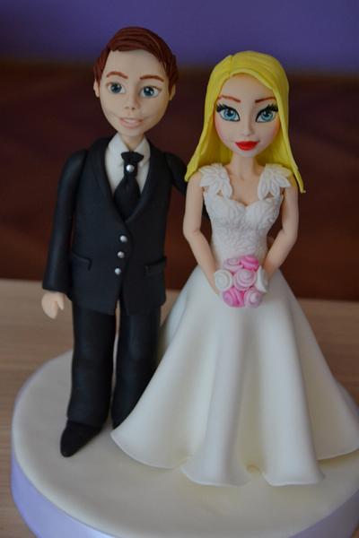 Bride and Groom topper - Cake by Zaklina