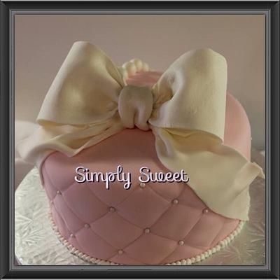 Bow cake - Cake by Simplysweetcakes1