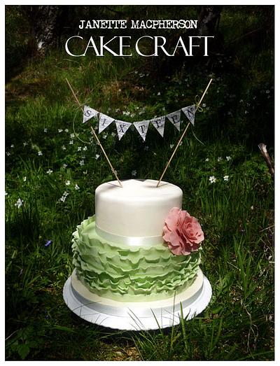 Vintage sweet sixteen birthday cake - Cake by Janette MacPherson Cake Craft