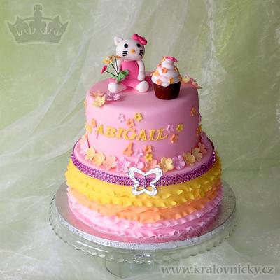 Hello Kitty for Abigail - Cake by Eva Kralova