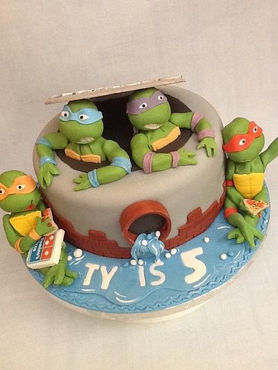 TMNT  - Cake by Amber Catering and Cakes