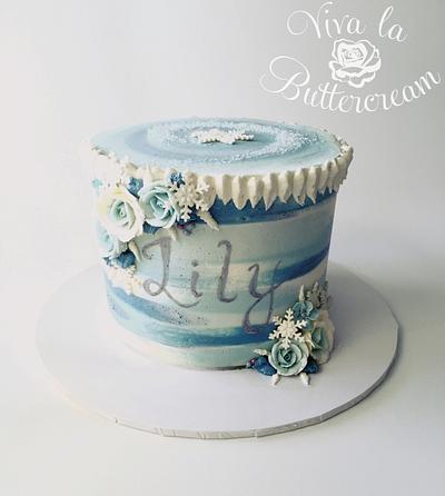 Lily's Frozen Cake - Cake by vivalabuttercream