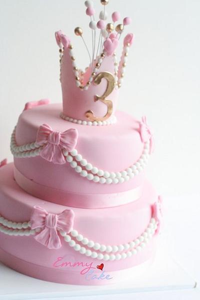 Pink princess cake - Cake by Emmy 