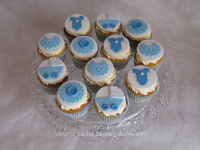 Baby Shower Cupcakes - Cake by VictoriaLouiseCakes
