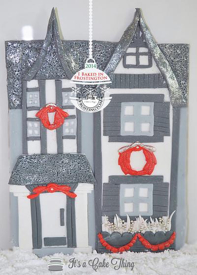 Frostington Village Dwelling - Cake by It's a Cake Thing 