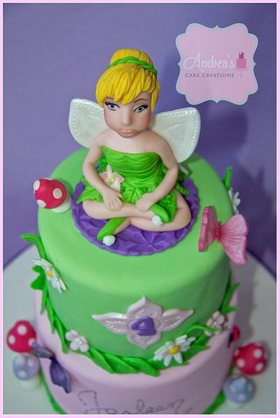 Tinkerbell - Cake by Andrea'sCakeCreations