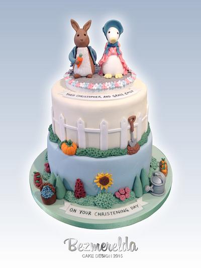Peter Rabbit & Jemima Puddle Duck Cake - Cake by Bezmerelda