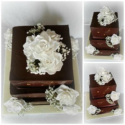 Sacher wedding cake - Cake by Anka