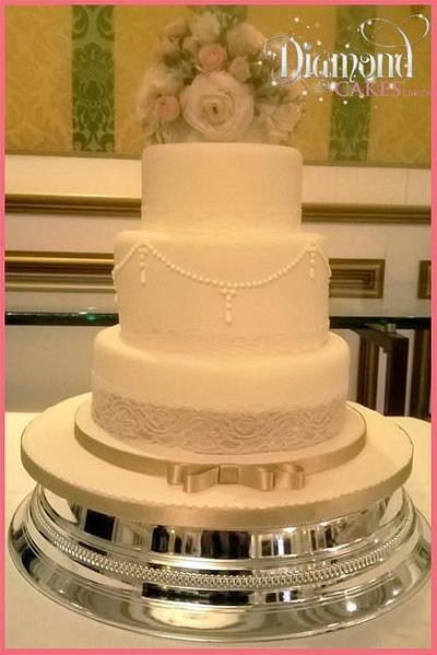Wedding Cake - Cake by DiamondCakesCarlow