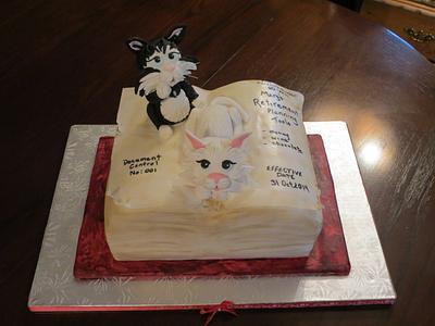 Kitty Cake book. - Cake by Nancy T W.