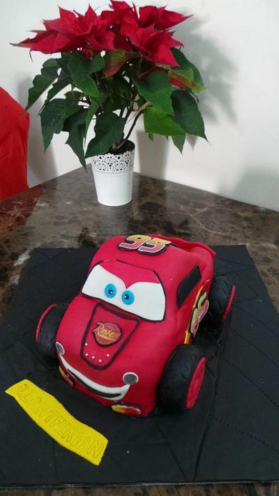 MCqueen Car Cake - Cake by JudeCreations