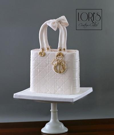 Lady Dior purse  - Cake by Lori Mahoney (Lori's Custom Cakes) 