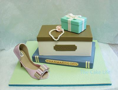 Shoe box cake - Cake by The Cake Life