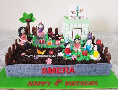 School playarea cake - Cake by Sweet Mantra Homemade Customized Cakes Pune
