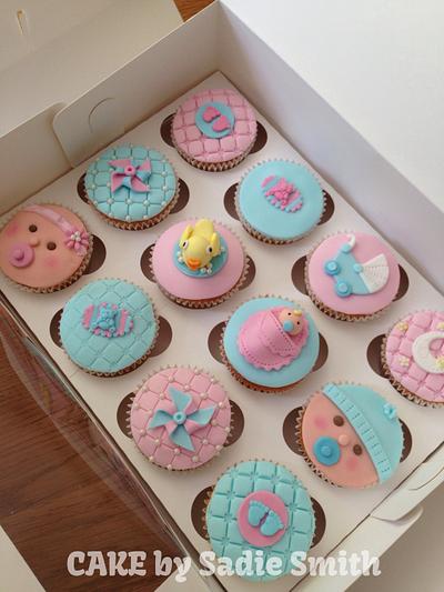 Baby Shower cupcakes - Cake by Sadie Smith