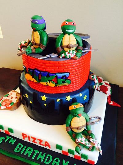 Icing Smiles Ninja Turtle Cake  - Cake by Kate
