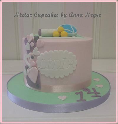 Padel cake - Cake by nectarcupcakes
