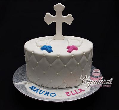 For Mauro & Ella - Cake by Cynthia Jones