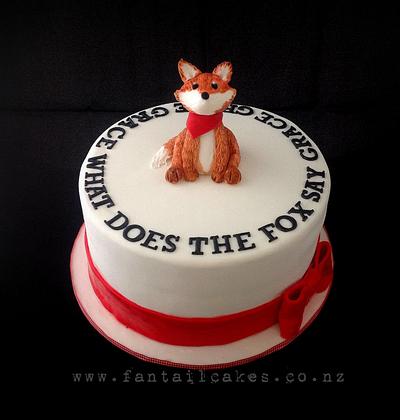 What does the fox say ? - Cake by Fantail Cakes