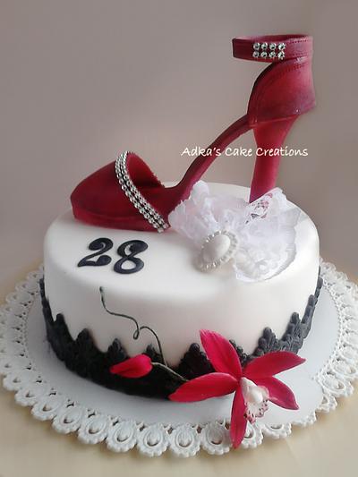 Shoe cake - Cake by AdkasCakesCreations