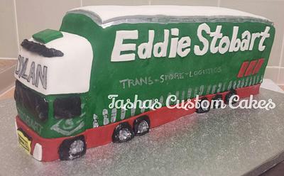 Eddie Stobart Lorry - Cake by Tasha's Custom Cakes