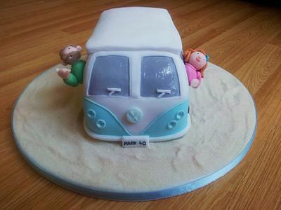 VW Camper Van - Cake by Sarah Poole