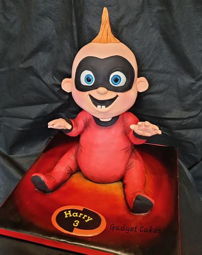 3D Baby Jack Jack from The Incredibles - Cake by Gadget Cakes