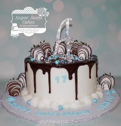 Blue & Bling - Cake by Sugar Sweet Cakes