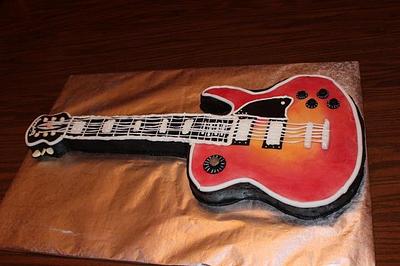 guitar cake - Cake by Weezy