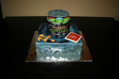 Turtles Ninja - Cake by Rozy