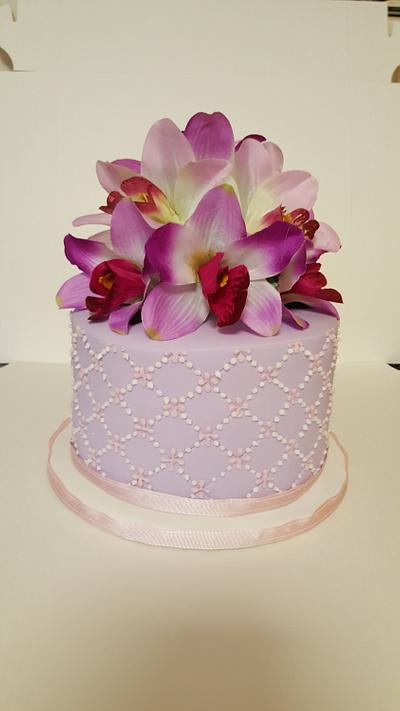 Pastel colours  - Cake by The Custom Piece of Cake