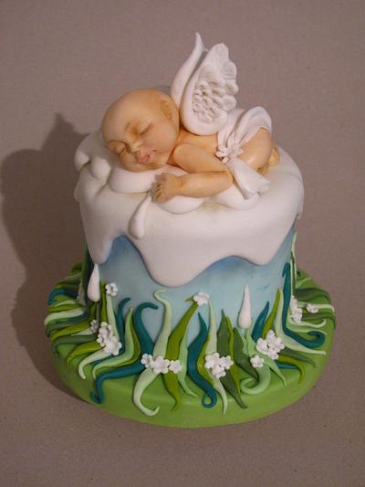 Baby Angel - Cake by Silvia Pizzolato