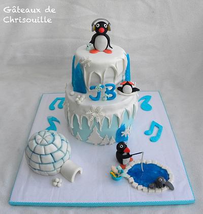 Pingu - Cake by Gâteaux de Chrisouille