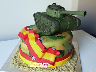 Army cake - Cake by Javier Castander (ModelArte)