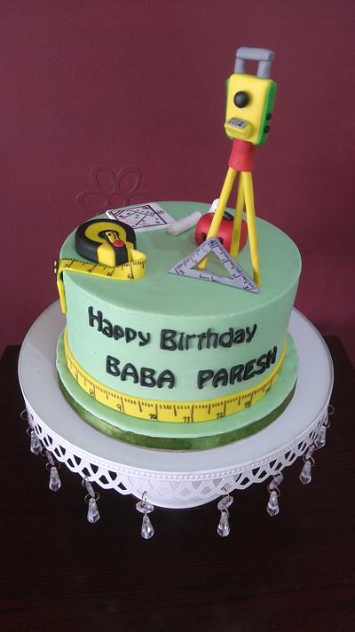Happy Birthday Mr. Surveyor  - Cake by Vijeta