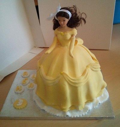 Princess Belle - Cake by ldarby