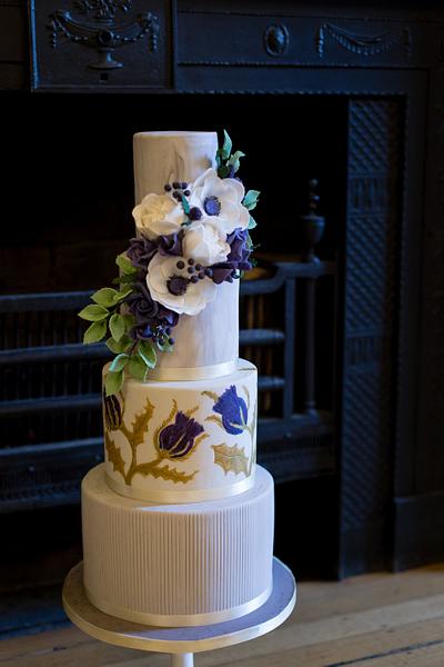 Thistles & Marble - Cake by Rosewood Cakes