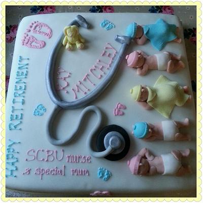 SCBU nurse's retirement cake - Cake by Lauren Smith