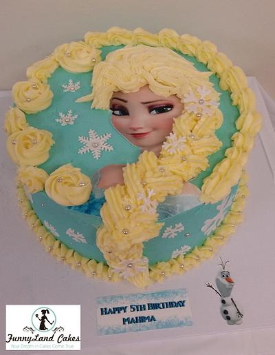 Elsa Frozen - Cake by FunnyLand Cakes